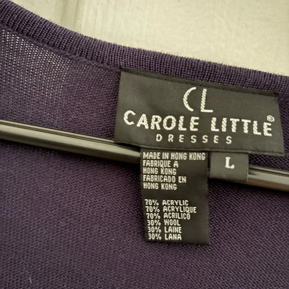 *SOLD on Vinted* Vintage Carole Little Purple Maxi Dress - Picture 4 of 4